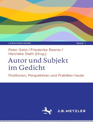 cover image of Autor und Subjekt im Gedicht
